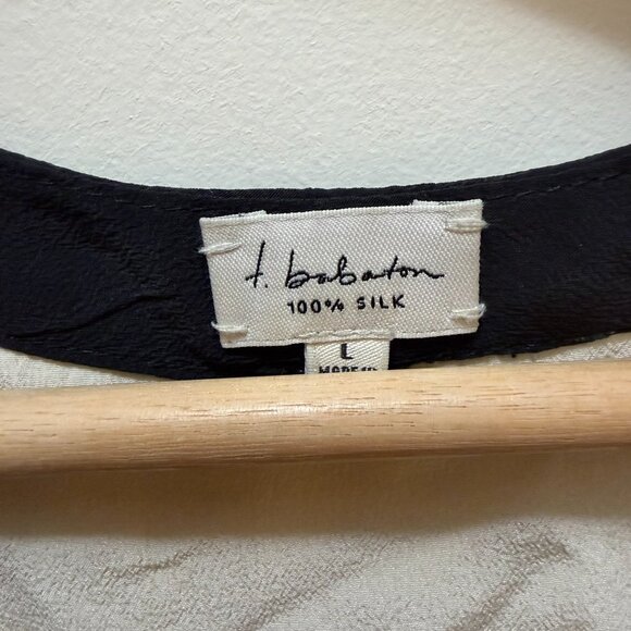 T. Babaton Silk Tank Top - Size L - Picture 3 of 3